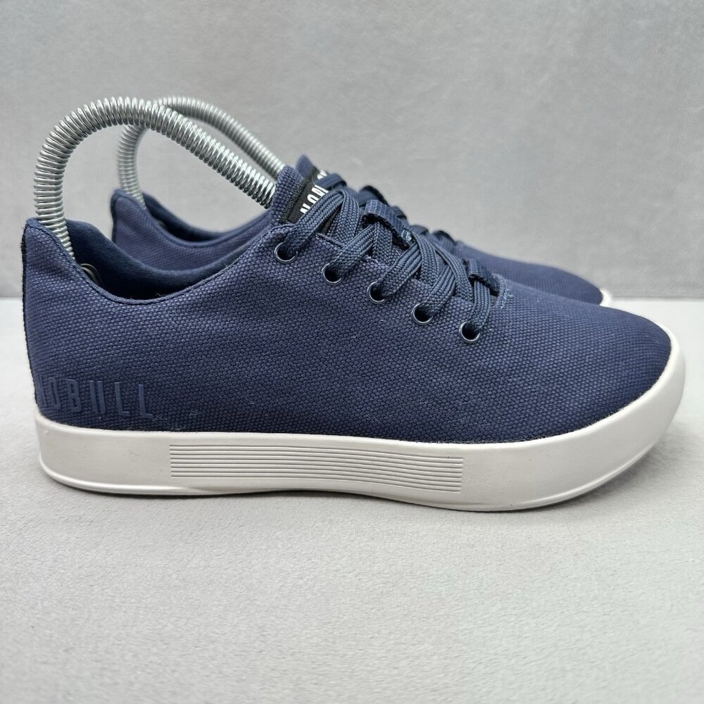 NOBULL Canvas Trainer Womens Size 6.5‎ Shoes Navy Blue Low Top Training Gym